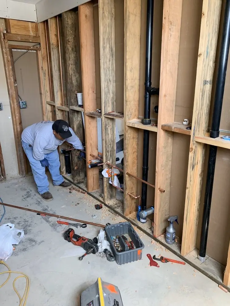 Commercial rough-in plumbing for Water Heater Replacement in Cedarwood Park